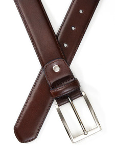 Cinturón de Cuero Casual para Hombre con Hebilla Resistente, Correa Ajustable de Cuero Suave y Duradero para Jeans y Uso Diario - Product Image 3