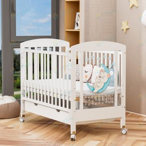 Cuna de Bebé Moderna Multifuncional de Madera Móvil <span class=keywords><strong>para</strong></span> Recién Nacido - Product Image 5