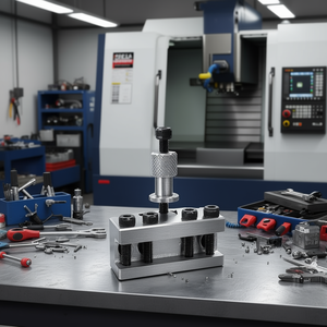 Support d'outils à siège plat Fervi, base de montage de mandrin de précision en métal pour applications d'usinage - Product Image 3