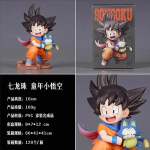 Figura di Son <span class=keywords><strong>Goku</strong></span> con Puar da DBZ, 10cm, in PVC, Action Figure Anime da Collezione, Modellino Regalo per Fan - Product Image 6
