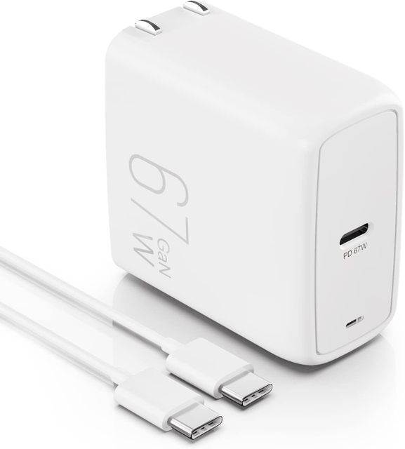 ELEGRP 67W  GaN Charger with Foldable Plug TYPE-C Fast Charger for Iphone and Galaxy