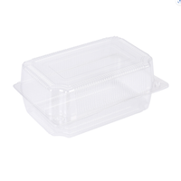 Emballage en blister transparent en PET, conteneur alimentaire de qualité alimentaire pour fruits, légumes, laitue avec impression en relief