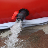 300 litres gonflable pliable carré PVC Flexible stockage de l'eau vessie toile Rectangle réservoir pliable stockage de l'eau