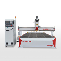 Router CNC de 3 Ejes de Alta Rigidez con Cambiador Automático de Herramientas (ATC), Sistema de Control Syntec, Motor Servo AC, Rodamientos, para Grabado en Madera