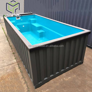 Piscina de Contenedor Marítimo Magic House, Piscina Elevada con Jacuzzi, Chorro de Agua y Equipamiento Completo - Product Image 3