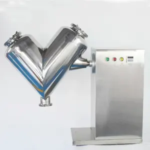 V型不锈钢实验室干粉滚筒搅拌机混合机