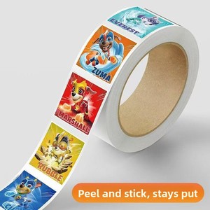 <strong>Paw</strong> <strong>Patrol</strong> Rescue Roll PVC <strong>Stickers</strong> DIY Cartoon Cute Children's Journal Tape Sealing Toddler Reward <strong>Stickers</strong> - Product Image 4