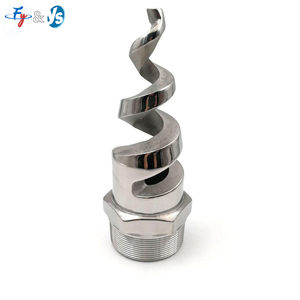 Thép không gỉ đầy đủ hình nón xoắn ốc máy bay phản lực vòi phun, bụi loại bỏ xoắn ốc atomization vòi phun, khí làm mát tháp phun nước làm sạch vòi phun - Product Image 2