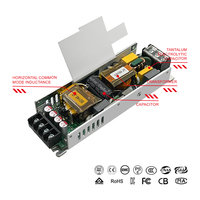 Alimentation électrique Bina 5V 40A 200W PFC pour projets d'éclairage LED, SMPS haute efficacité avec CE RoHS, faible MOQ