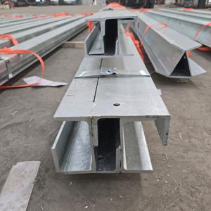 Poteau <span class=keywords><strong>en</strong></span> acier galvanisé, <span class=keywords><strong>poutre</strong></span> <span class=keywords><strong>en</strong></span> acier, traverses <span class=keywords><strong>en</strong></span> béton, mur - Product Image 2