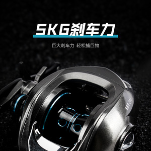 Moulinet de baitcasting 18 roulements en métal anti-éclatement, droit/gauche, pour leurres de chub et pêche au snakehead - Product Image 3