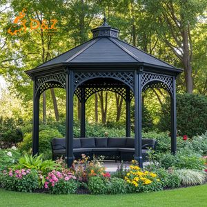 D & Z Art Group หรูหราทนทานสูงศาลาเหล็กสแตนเลสคุณภาพสูงพร้อมดีไซน์ทันสมัยทันสมัย - Product Image 3