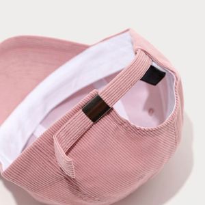 Arrival Unisex Soft Crown Corduroy Baseball Cap Solid Color Casual Common Outdoor Trendy Dad <b>Hat</b> Colorful Sports <b>Hat</b> - Product Image 4
