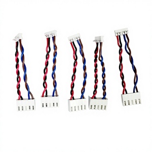 Dây cáp kết nối tín hiệu điện tử, dây dẫn xoắn đa màu 4 lõi, đầu nối XH2.54 tùy chỉnh theo nhà máy, cách điện PVC - Product Image 1