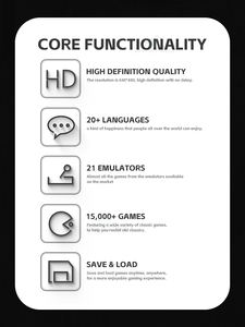 <span class=keywords><strong>Console</strong></span> de jeu <span class=keywords><strong>portable</strong></span> miniature DATA FROG M17 4,3 pouces avec 19 000 jeux intégrés, cadeau pour enfants - Product Image 3