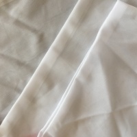 Groothandelsset 3 stuks nylon trekkoord transparante boodschappentas voor fruit, groenten, speelgoed, wasbaar, herbruikbaar, mesh tas