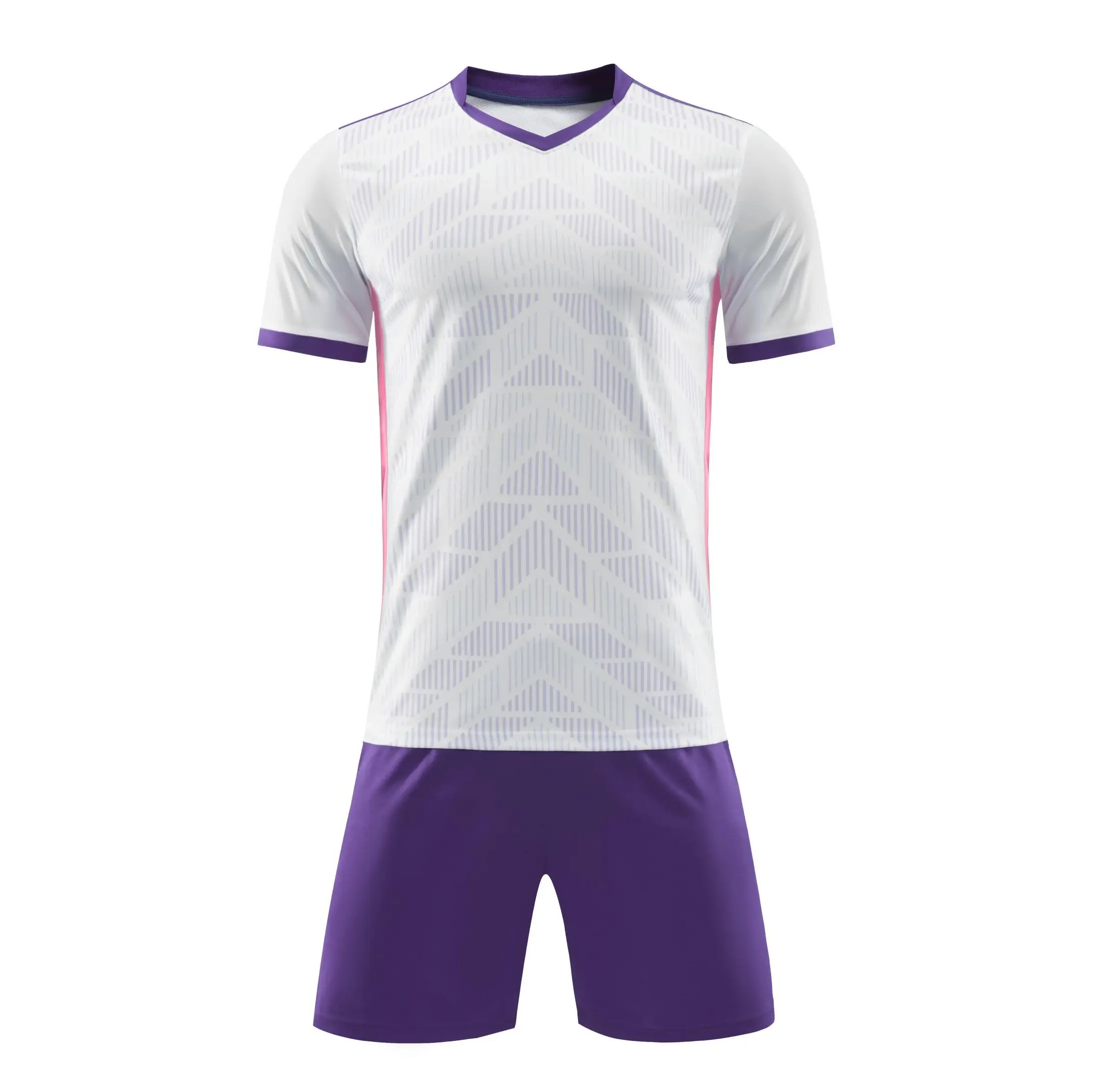 Venta al por mayor jersey de fútbol en blanco sublimado uniformes de fútbol baratos personalizados ropa de entrenamiento jersey de fútbol en blanco barato para equipos