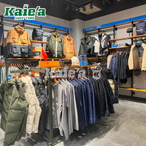 Toàn bộ cửa hàng trang trí nội thất gỗ Đá Cẩm Thạch kim loại Lady may quần áo Kệ quần áo cửa hàng trưng bày đồ nội thất vải cửa hàng thiết kế nội thất - Product Image 3