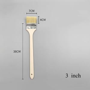 Pinceau à poils longs avec manche en bois pour le traitement des murs, brosses de nettoyage pour radiateurs - Product Image 6