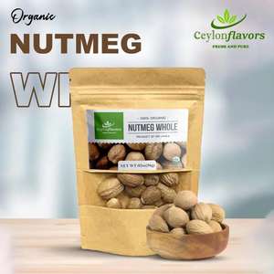 Nuez Moscada Entera Orgánica con Aroma Picante, Sabor Ligeramente Dulce, en Oferta - Product Image 3