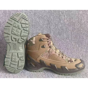 TSB08 Tactical <b>Boots</b> Outdoor All Seasons Waterproof Leather Tan High Top <b>Hiking</b> <b>Boot</b> - Product Image 5