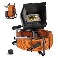 22mm DVR 4.3 "moniteur caméra vidéo d'inspection des égouts carte 16GB IP68 drain égout Pipeline endoscope industriel