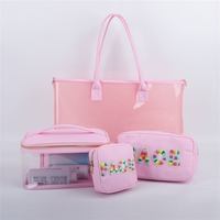 Sac fourre-tout transparent Love 2024, sac en plastique transparent d'été, grand sac pour femmes, sacs à main, grande capacité, sac de plage en gelée