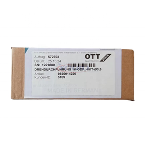 Nouvel OTT JAKOB Rotary 95.250.142.2.0 d'origine pour l'alimentation en huile, air et liquide de refroidissement et les unités de serrage d'outils - Product Image 1