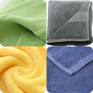 Sang Trọng 100% Bông Khăn Tắm Thiết Lập Mềm Siêu Thấm Jacquard Kỹ Thuật Nhanh Chóng Khô Bền Vững Có Thể Giặt Bãi Biển Sử Dụng Miễn Phí - Product Image 4