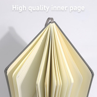 Cuaderno de Oficina A5 de Cuero PU con Encuadernación Cosida y Estampado Personalizado, Varios Colores, Uso Promocional, Venta al Por Mayor