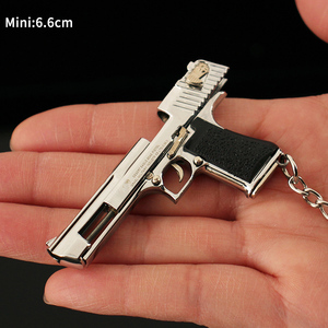 Pistola Giocattolo <span class=keywords><strong>Desert</strong></span> Eagle 6.6CM Modello Realistico Portachiavi Giocattolo in Metallo Sicuro per Ragazzi Regalo Smontabile - Product Image 6