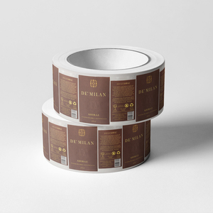 Etiqueta Adhesiva Personalizada con Logotipo para Botellas de Vino, Impresión de Empaques Personalizados al por Mayor - Product Image 2