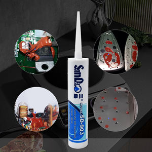 Mastic silicone résistant aux très hautes températures, <span class=keywords><strong>colle</strong></span> <span class=keywords><strong>de</strong></span> calfeutrage en caoutchouc RTV rouge <span class=keywords><strong>pour</strong></span> adhésif métallique - Product Image 5