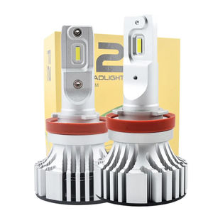 Vente directe d'usine F2 voiture phare LED 8000lm 6500K H4 HB3 9005 9006 H11 72W phares LED voiture ampoule de phare LED - Product Image 1
