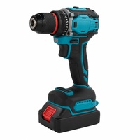 Perceuse sans fil universelle 21V sans balais, 2 vitesses, batterie lithium, kit d'outils électriques, tournevis électrique, boîte de bricolage