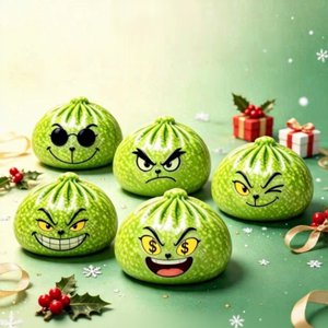 Caja Sorpresa de Regalo Musical Antiestrés con Figura de Monstruo Grinch de Pelo Verde Estilo Navideño, Creativa y de Simulación para Aliviar el Estrés - Product Image 5