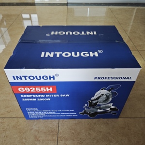 INTOUGH <span class=keywords><strong>Scie</strong></span> <span class=keywords><strong>à</strong></span> <span class=keywords><strong>Onglet</strong></span> Électrique Professionnelle de Haute Qualité 2000W 255mm <span class=keywords><strong>pour</strong></span> <span class=keywords><strong>Aluminium</strong></span> et Bois - Product Image 6