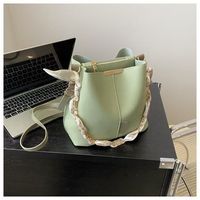 Sac à main carré en PU de luxe léger de haute qualité pour femmes, sac seau décontracté, sac à bandoulière pour femmes