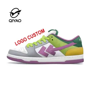 OEM ODM Shoe Manufacture SB Low Authentic Genuine Leather Air Customization Logo Men's Casual Sneakers Men Sport Custom Shoes