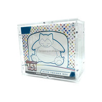 Boîte de présentation en acrylique pour Elite Trainer Box de Pokémon TCG, collection Ultra Premium, boîte de boosters, étui en acrylique pour ETB