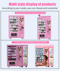 Distributeur automatique <span class=keywords><strong>de</strong></span> cosmétiques pour extensions <span class=keywords><strong>de</strong></span> <span class=keywords><strong>cils</strong></span>, écran tactile, SDK <span class=keywords><strong>de</strong></span> maquillage intégré, capacité <span class=keywords><strong>de</strong></span> 800 à 900, conforme ADA - Product Image 2