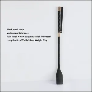 Erwachsenen-Sexspielzeug PU-Pferdequasten-Peitsche BDSM Reitsport-Peitschen Sexspiele für Paare Spanking-Paddel Trainings-Schläger - Product Image 5