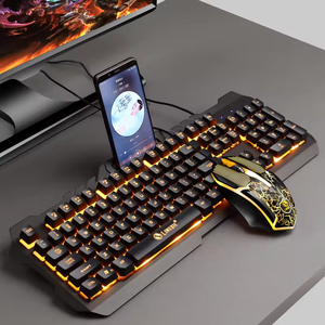 Facoty Directly Sell Gaming Keyboard and Mouse Combo Waterproof RGB Led Backlight Ergonomic Design With <b>USB</b> Receiver for Gamer - Product Image 3