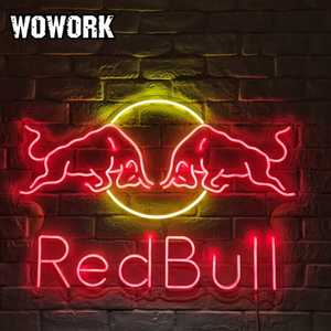 <span class=keywords><strong>2025</strong></span> Wowork Không Có Moq Tùy Chỉnh Màu Đỏ Cửa Hàng Trang Trí Nội Thất Acrylic 12V Redbull Dải Neon Dây Dấu Hiệu Dropshipping Cho Cửa Hàng Trang Trí - Product Image 1