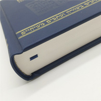 Feuille chaude estampage en cuir PU couverture de la Sainte Bible reliure parfaite langue anglaise fantaisie Offset carton couverture rigide en relief