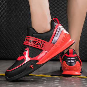 <span class=keywords><strong>Chaussures</strong></span> de musculation pour hommes et femmes, baskets <span class=keywords><strong>d</strong></span>'entraînement pour squats, <span class=keywords><strong>chaussures</strong></span> de sport athlétiques basses à fermeture auto-agrippante en cuir microfibre, légères - Product Image 6
