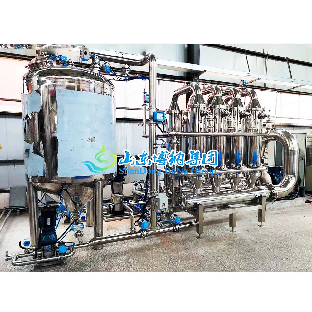 Tuta per apparecchiature di filtrazione con acido citrico per impianto di fermentazione di produzione di acido citrico