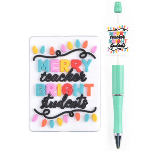 Venta caliente Animal masticable Focal Bead DIY Silicona Focal Beads Accesorios BPA Free Baby Silicone Focal Beads - Product Image 6