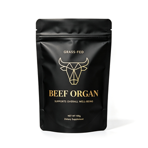 Suplemento en Polvo de Extracto de Hígado de Res y Mezcla de Órganos de Nueva Zelanda OEM para Apoyo Inmunológico en Adultos, Grado Alimenticio Natural, 100g/bolsa - Product Image 1