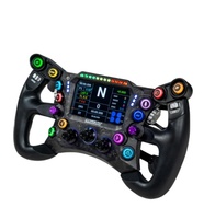 Volant de course FORMULA 290GP 290 mm/11,4 po compatible PC avec panneau en fibre de carbone, écran LCD 4,3 po et retour de force